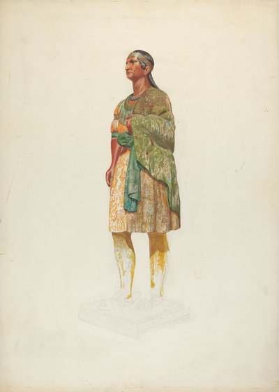 Figurant: Indianin autorstwa Hazel Hyde