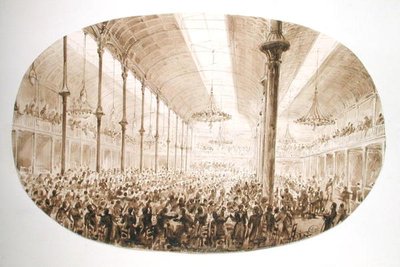 Bankiet, ok. 1865 r. autorstwa Hector Horeau