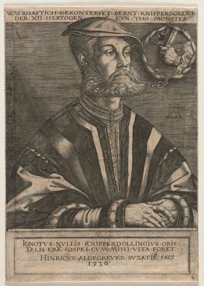 Bernt Knipperdolling, 1536. autorstwa Heinrich Aldegrever