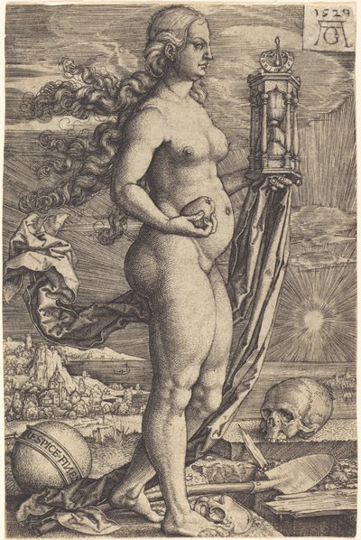 Upamiętnienie zmarłych autorstwa Heinrich Aldegrever