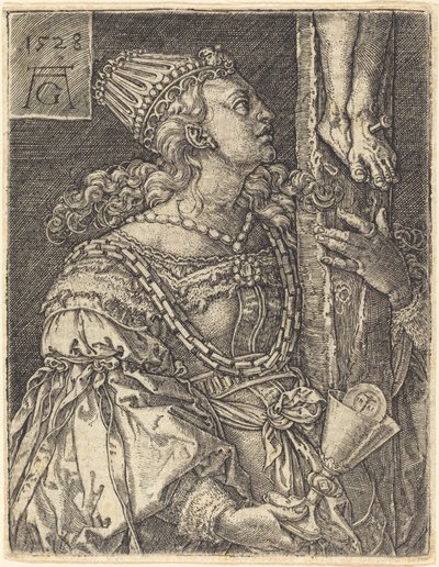 Wiara, 1528. autorstwa Heinrich Aldegrever