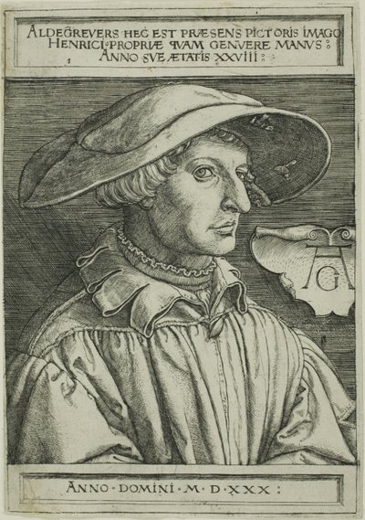 Heinrich Aldegrever, wiek 28 autorstwa Heinrich Aldegrever