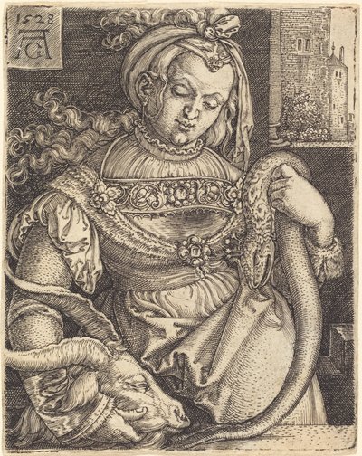Nieumiarkowanie, 1528. autorstwa Heinrich Aldegrever