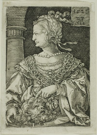 Judyta z głową Holofernesa autorstwa Heinrich Aldegrever