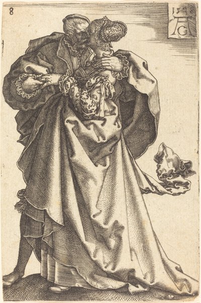 Duże tancerki ślubne autorstwa Heinrich Aldegrever
