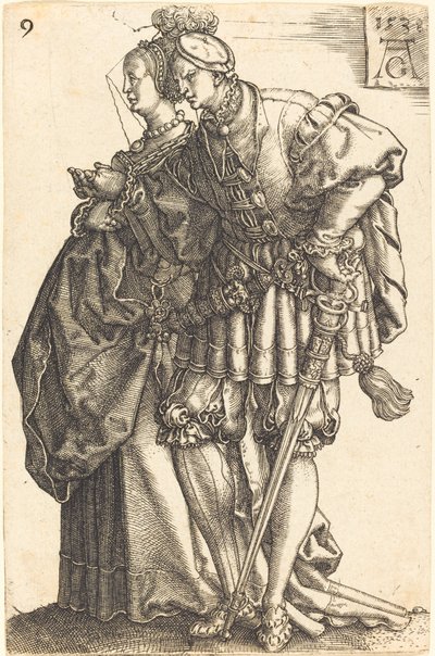 Duże tancerki ślubne autorstwa Heinrich Aldegrever