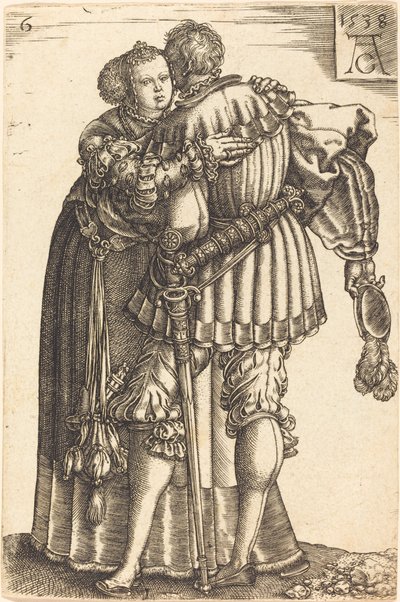 Duże tancerki ślubne autorstwa Heinrich Aldegrever