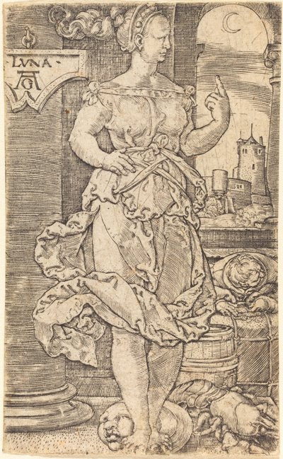 Luna. autorstwa Heinrich Aldegrever