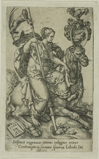 Pożądanie, od wad autorstwa Heinrich Aldegrever