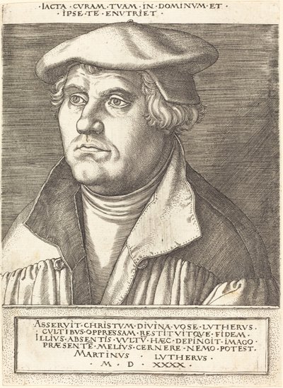 Marcin Luther autorstwa Heinrich Aldegrever