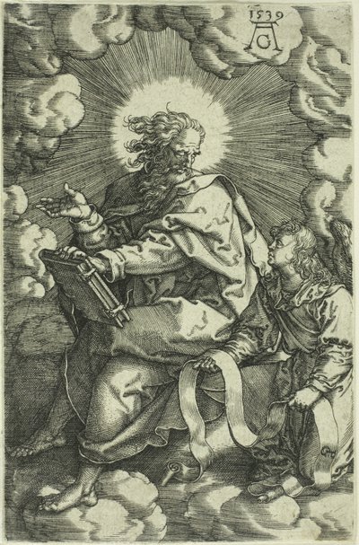 Mateusz, z Czterech ewangelistów, 1539 autorstwa Heinrich Aldegrever