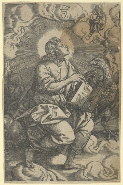 Św. Jan z Czterech Ewangelistów, 1539. autorstwa Heinrich Aldegrever