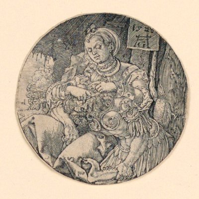 Samson i Dalila autorstwa Heinrich Aldegrever