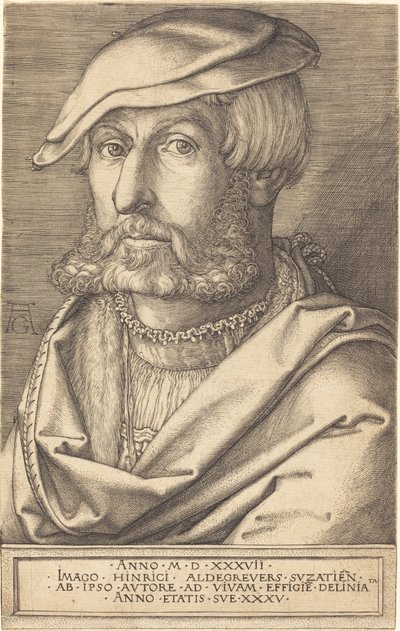Autoportret autorstwa Heinrich Aldegrever