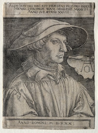 Autoportret autorstwa Heinrich Aldegrever