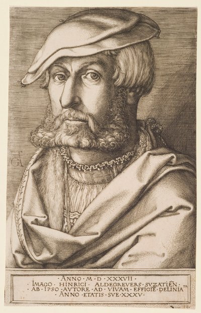 Autoportret autorstwa Heinrich Aldegrever