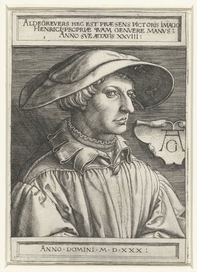 Autoportret autorstwa Heinrich Aldegrever