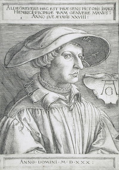 Autoportret autorstwa Heinrich Aldegrever