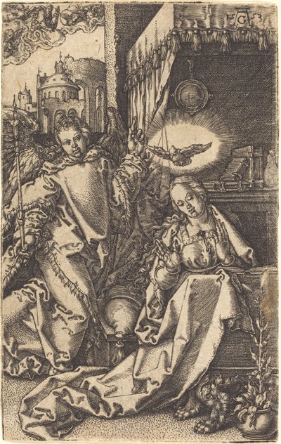 Zwiastowanie autorstwa Heinrich Aldegrever