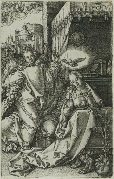 Zwiastowanie autorstwa Heinrich Aldegrever