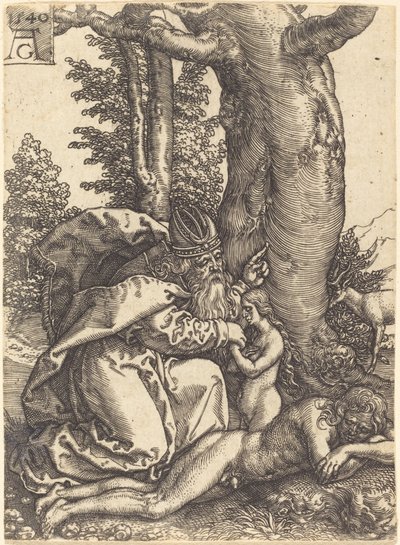 Stworzenie Ewy autorstwa Heinrich Aldegrever
