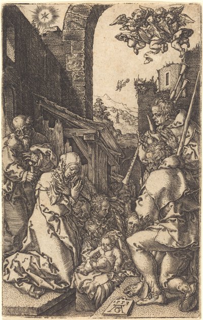 Narodzenia Pańskiego, 1553. autorstwa Heinrich Aldegrever