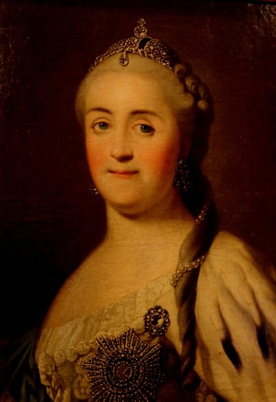 Portret cesarzowej Katarzyny II 1729-1796, lata 70. XVIII w autorstwa Heinrich Buchholz