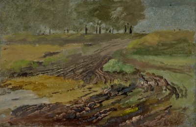Ślady wózków w terenie autorstwa Heinrich Burkel