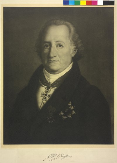 Johann Wolfgang von Goethe autorstwa Heinrich Christoph Kolbe
