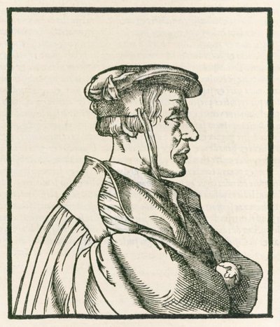 Heinrich Cornelius Agrippa von Nettesheim (1486-1535) grawer na stronie tytułowej z De occulta philosophia libri tres wydanej w 1533 roku. autorstwa Heinrich Cornelius Agrippa von Nettesheim