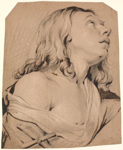 Magdalena pokutująca, popiersie w prawo autorstwa Heinrich Dittmers