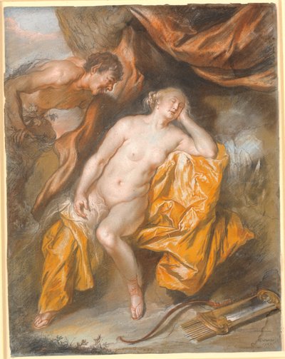 Jowisz i Antiope autorstwa Heinrich Dittmers