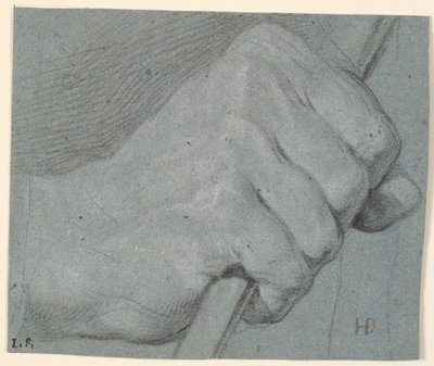Studium ręki, związanej na kiju autorstwa Heinrich Dittmers