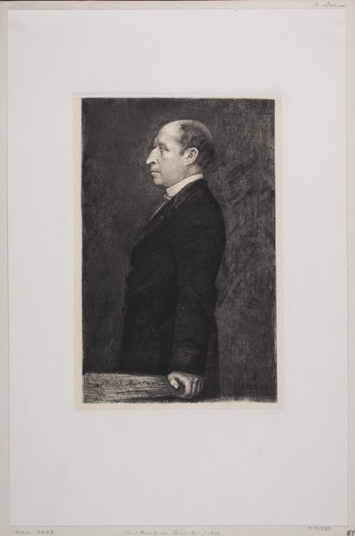 Karl Mantzius autorstwa Heinrich Dohm
