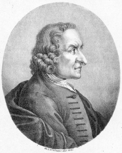 Przedstawiona osoba:  Giuseppe Tartinil autorstwa Heinrich Eduard Winter