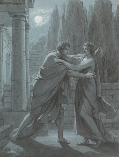 Lais biorąc Aristipp przez Surprise, ca. 1801. autorstwa Heinrich Friedrich Füger