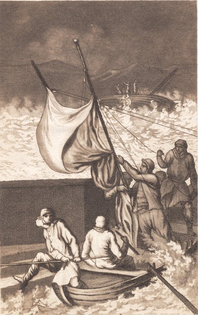 Wrak statku autorstwa Heinrich Grosch