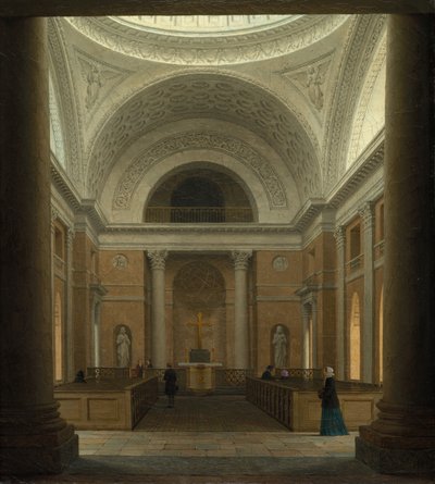 Kościół zamkowy Christiansborg, Kopenhaga autorstwa Heinrich Hansen (Danish