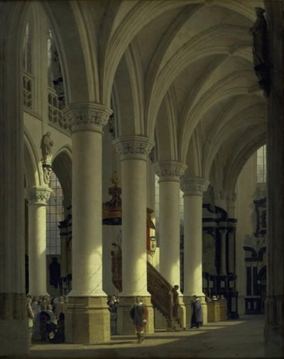 Kościół św. Szablon w Brukseli autorstwa Heinrich Hansen