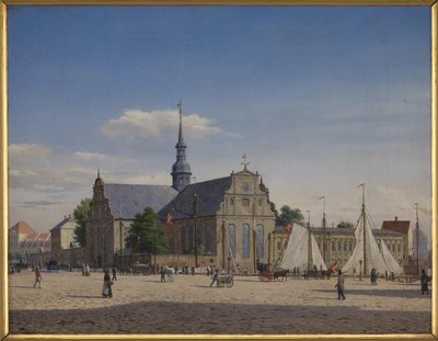 Impreza w kościele Holmensa autorstwa Heinrich Hansen
