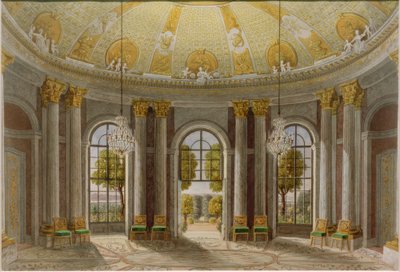 Marmurowa Sala Pałacu Sanssouci autorstwa Heinrich Hintze