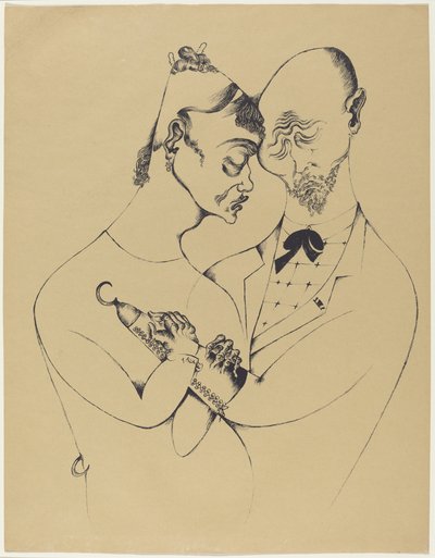 Das Ehepaar (Małżeństwo) autorstwa Heinrich Hoerle