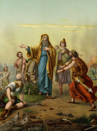 Balak i Balaam autorstwa Heinrich Jenny