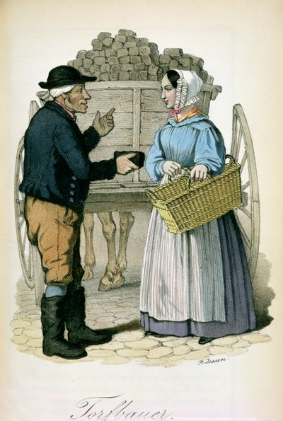 Rolnik torfowy autorstwa Heinrich Jessen