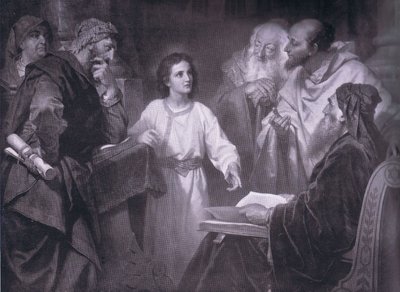 Jezus w młodości, Bibbys Annual, 1916-1917 autorstwa Heinrich Karl Hofmann
