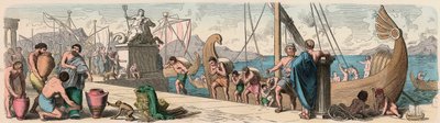 Starożytna Grecja: Handel morski autorstwa Heinrich Leutemann