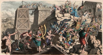 Starożytny Rzym: wojsko, szturm na miasto autorstwa Heinrich Leutemann