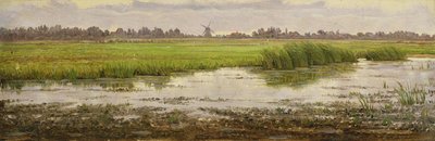 Górne partie Alster, ok. 1834-35 (olej na papierze zamontowany na pokładzie) autorstwa Heinrich Stuhlmann