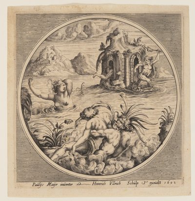Mitologiczny obiekt morski w zaokrągleniu autorstwa Heinrich Ulrich