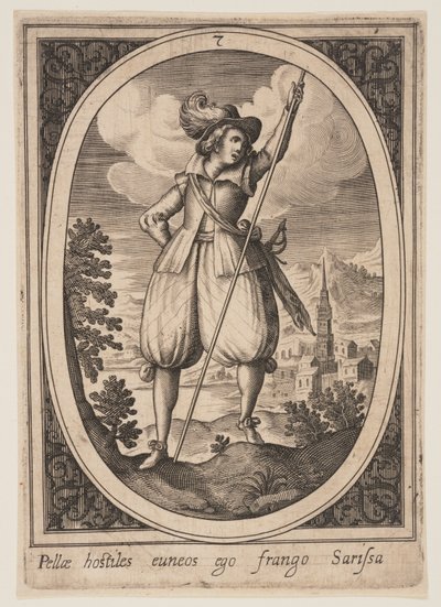 Płyta 7 z Figurki wojskowe autorstwa Heinrich Ulrich